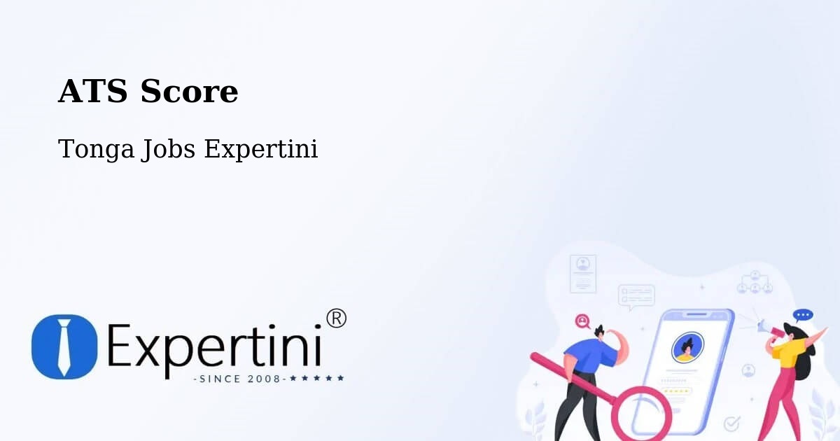 Resume ATS Score & Job Description Match Tool – Tonga - Tonga Jobs Expertini