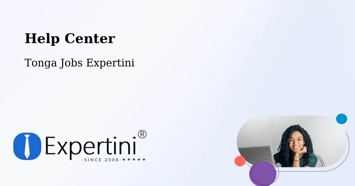 Help Center – Tonga - Tonga Jobs Expertini