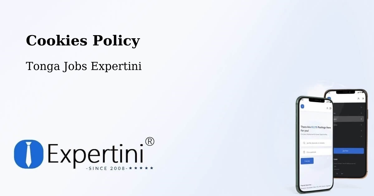 Cookies Policy - Tonga Jobs Expertini