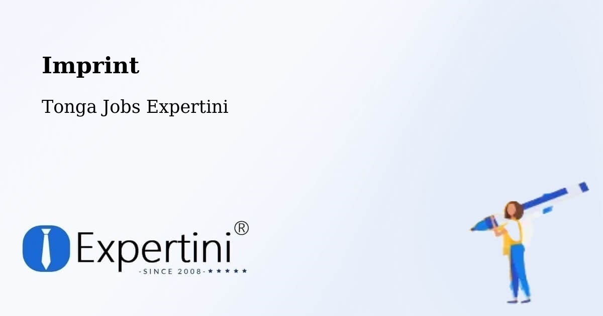 Imprint - Tonga Jobs Expertini