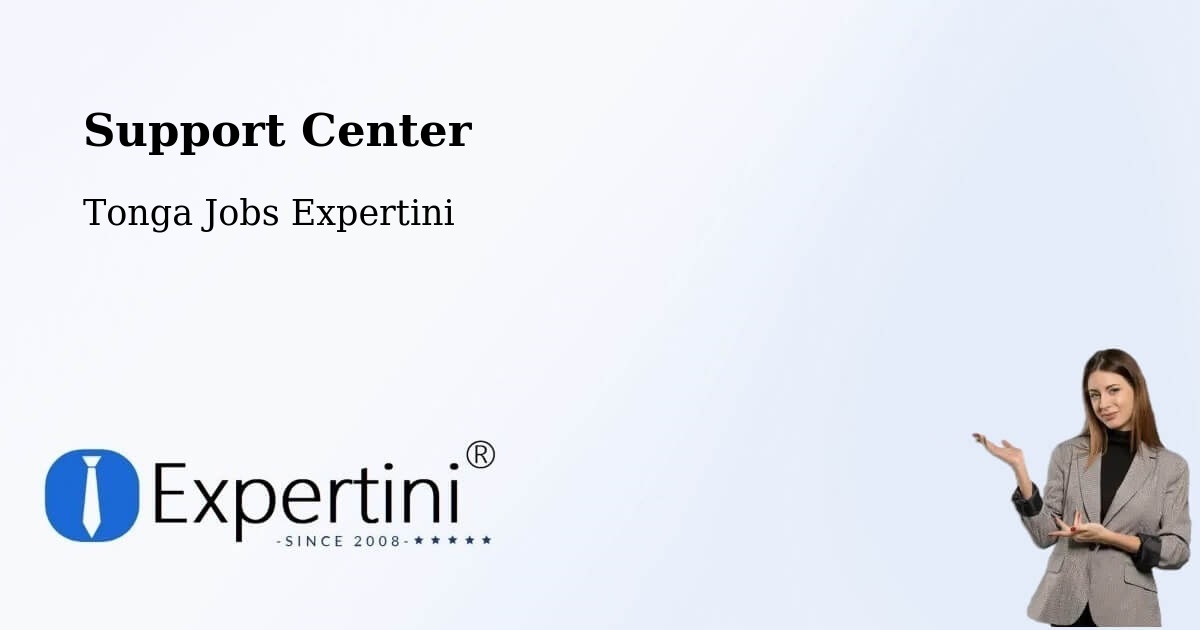 Support Services – Tonga - Tonga Jobs Expertini